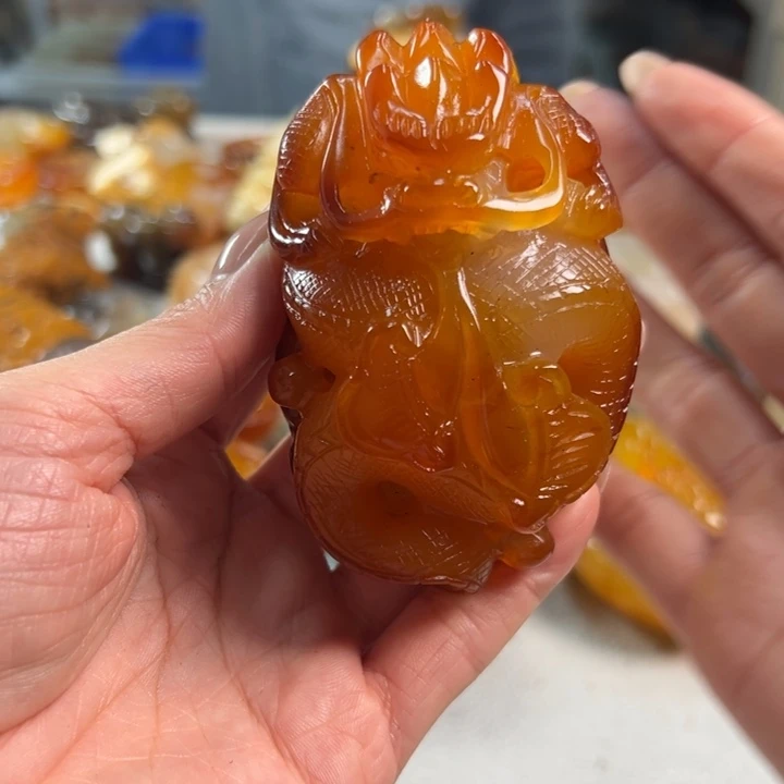 玛瑙/玉髓吊坠(不含链)未镶嵌