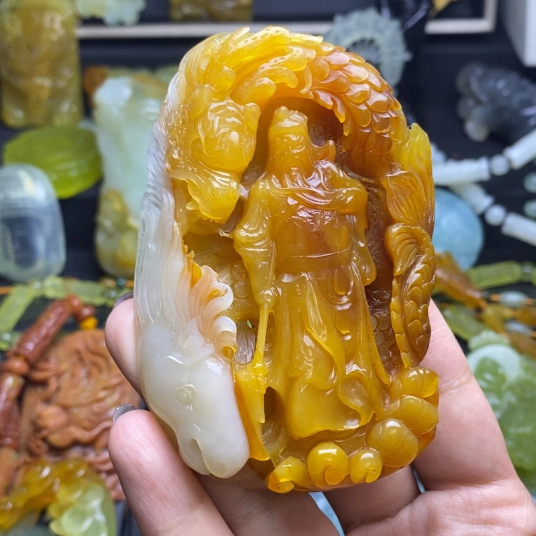 蛇纹石玉颈饰未镶嵌孤*直