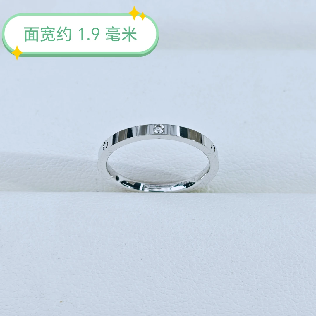 PT950铂金戒指 简约卡家铂金戒指 时尚经典