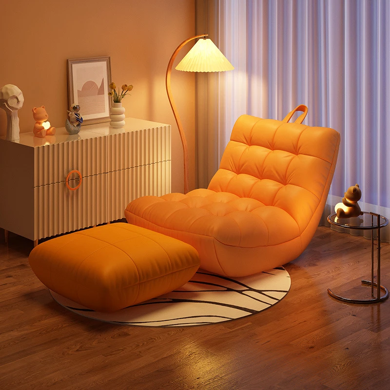 毛毛虫懒人压缩沙发可躺可睡沙发网红阳台榻榻米单人卧室小沙发椅