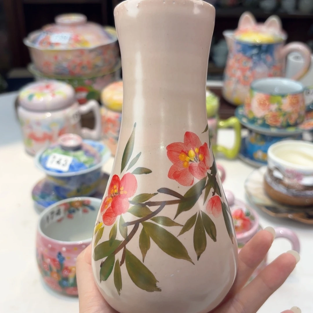景德镇手绘高温釉下彩陶瓷茶具