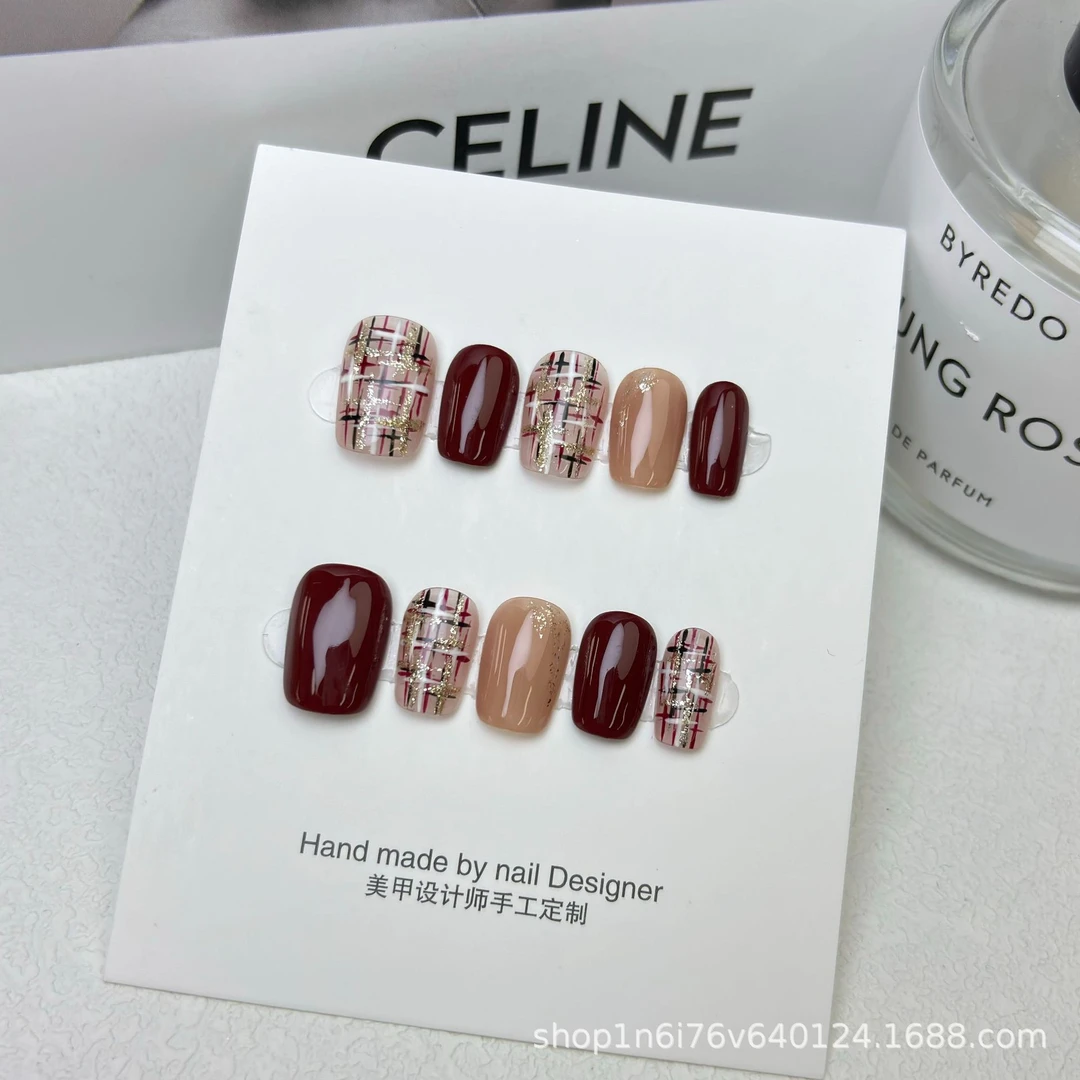 【红色浪漫】红色温柔风美秋冬晶石猫眼穿戴手作短款 透明盒包装