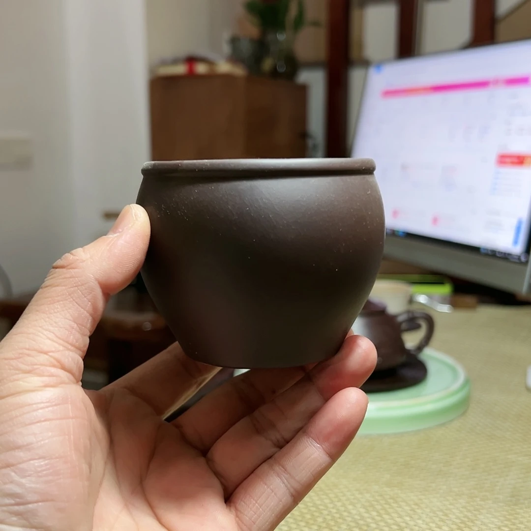 紫砂茶壶?****原矿老紫泥主人杯