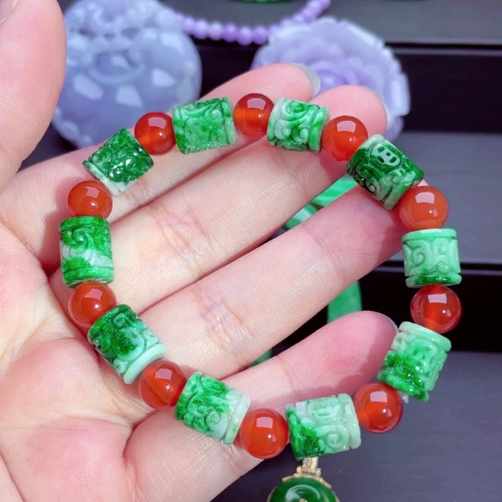 翡翠未镶嵌手串手串