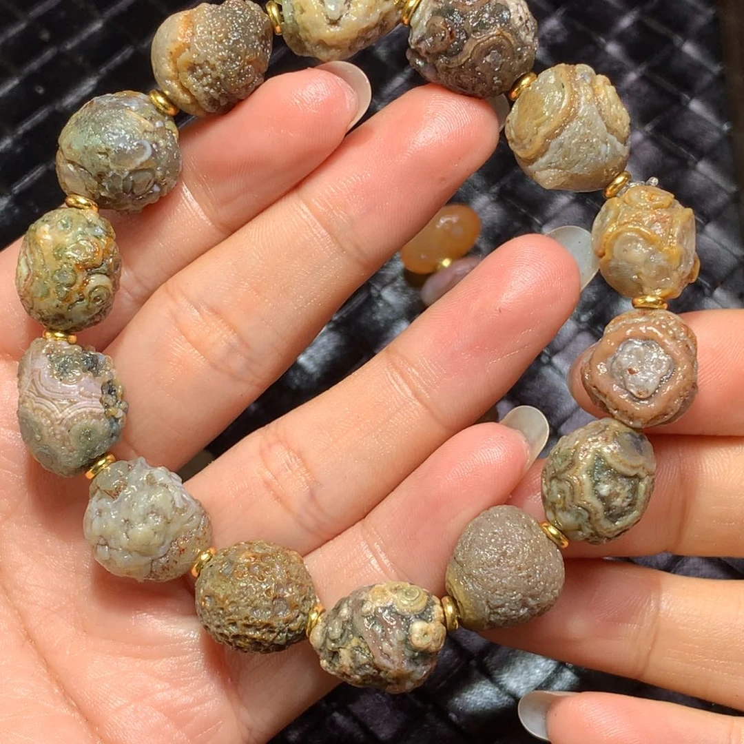 未镶嵌玛瑙/玉髓珠宝半成品