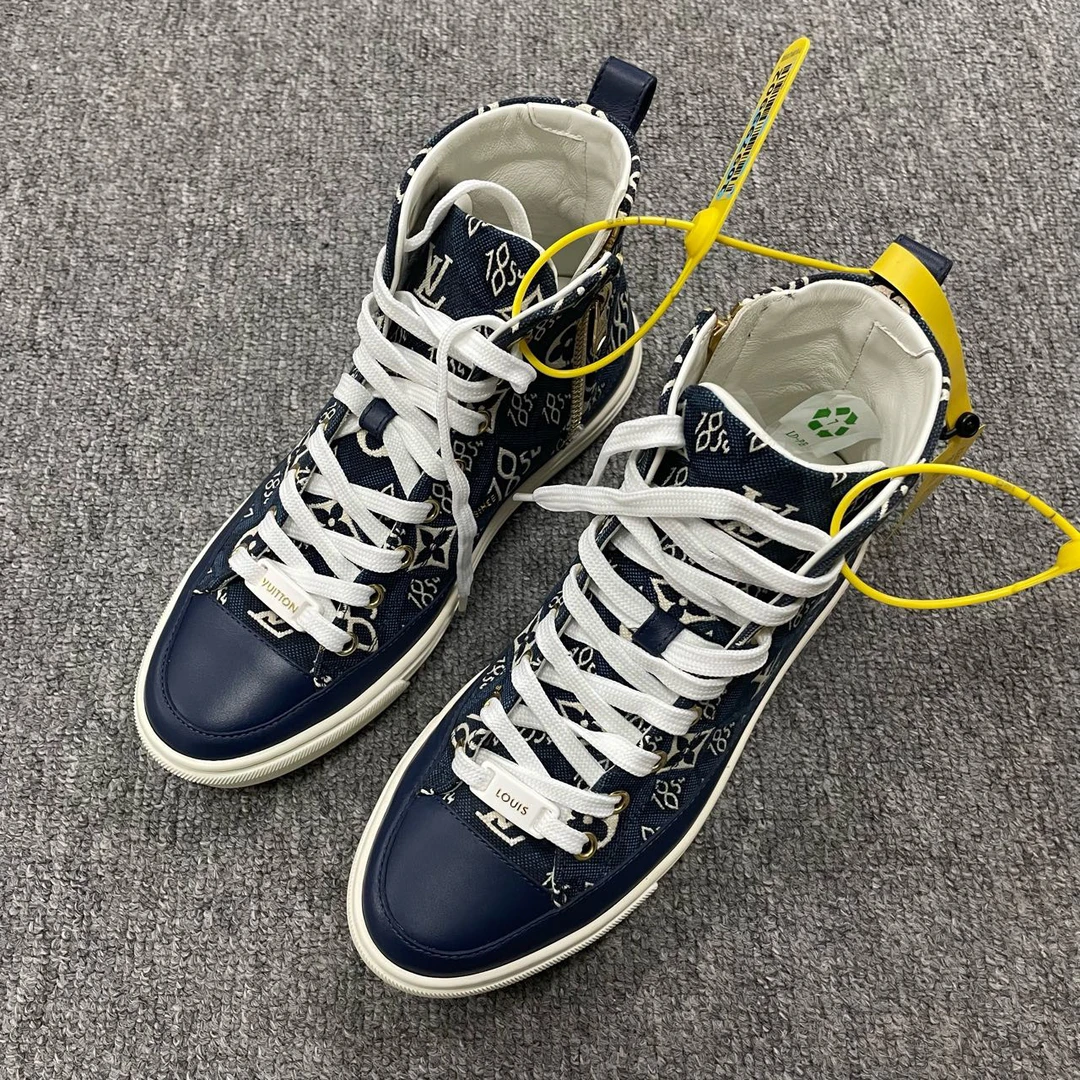 95新 LouisVuitton/路易威登 Stellar高帮时尚板鞋  36码/5917