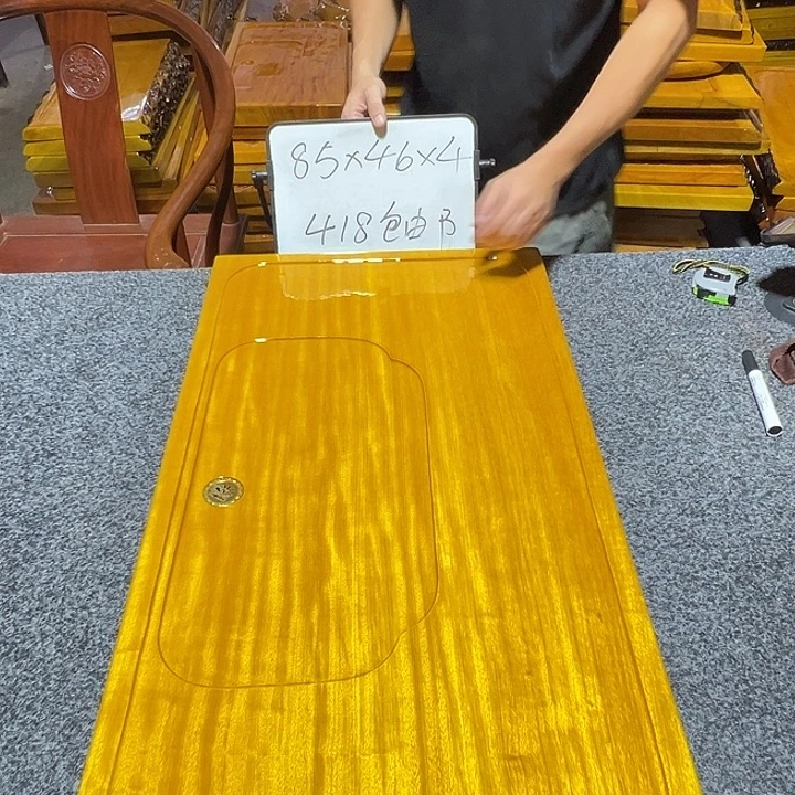 随***来楠木实木家具根雕茶盘