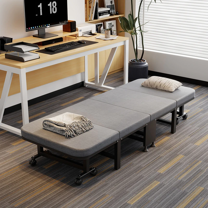 彻彻单人折叠床躺椅午睡午休神器办公室行军床两用陪护床成人小床
