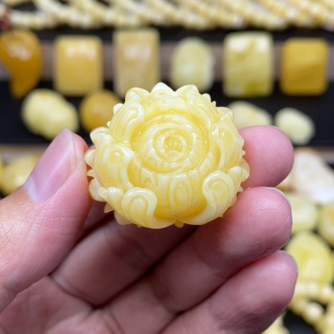 琥珀未镶嵌裸石琥珀蜜蜡