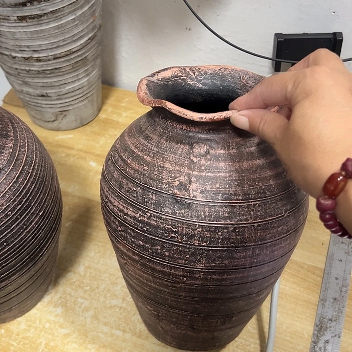 粗陶盆默认打孔高24口12