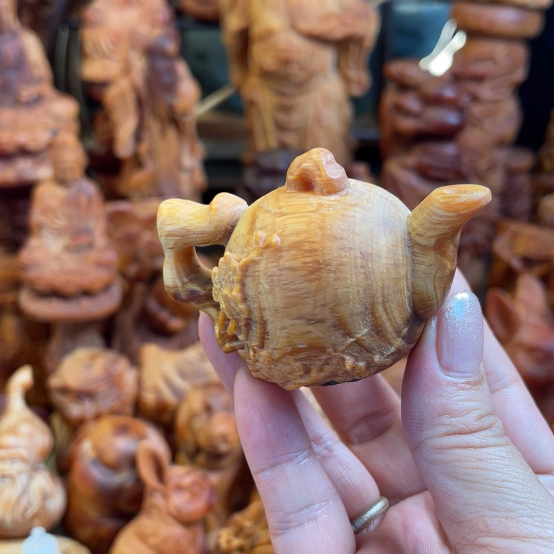 松木（琥珀木）其他微瑕把把壶