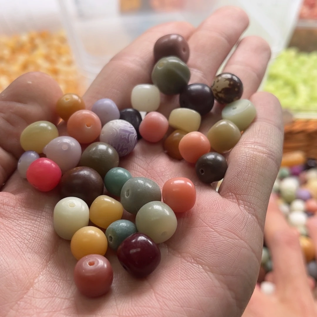 【闪购商品】白玉菩提吊坠z10-12/微瑕200+60颗混