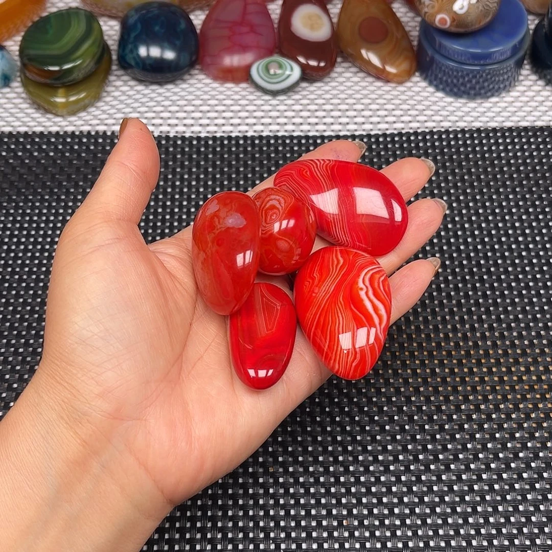 清***河玛瑙/玉髓未镶嵌珠宝奇石