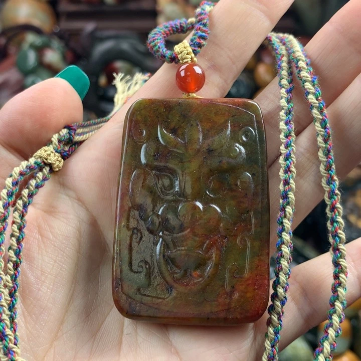 岫岩河磨玉（透闪石质玉）把件未镶嵌