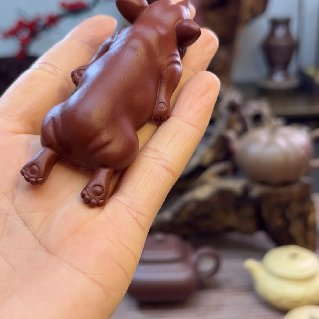 茶壶紫砂朱泥茶宠