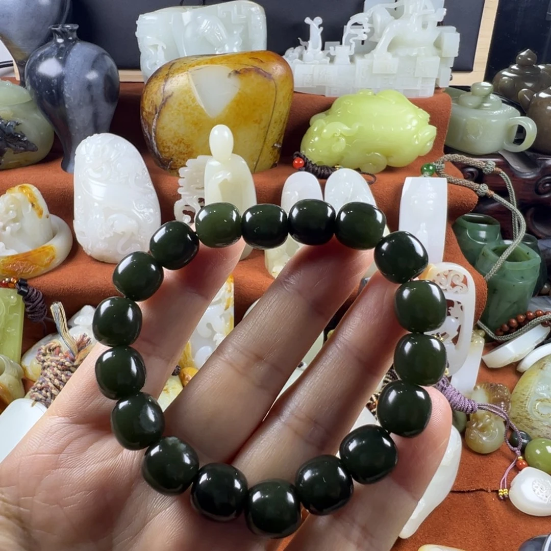 和田玉（青玉）未镶嵌颈饰