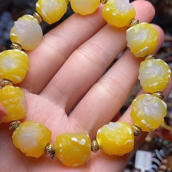 玛瑙/玉髓未镶嵌手链