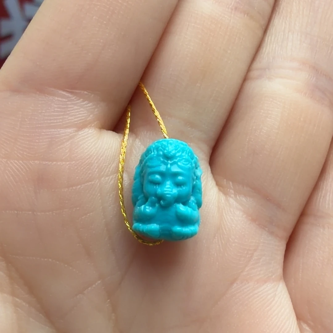 绿松石未镶嵌颈饰