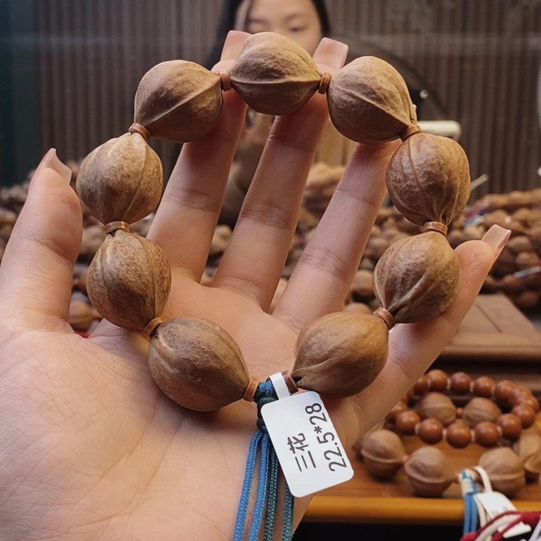 手串橄榄核阿*原生态正宗梅林铁核