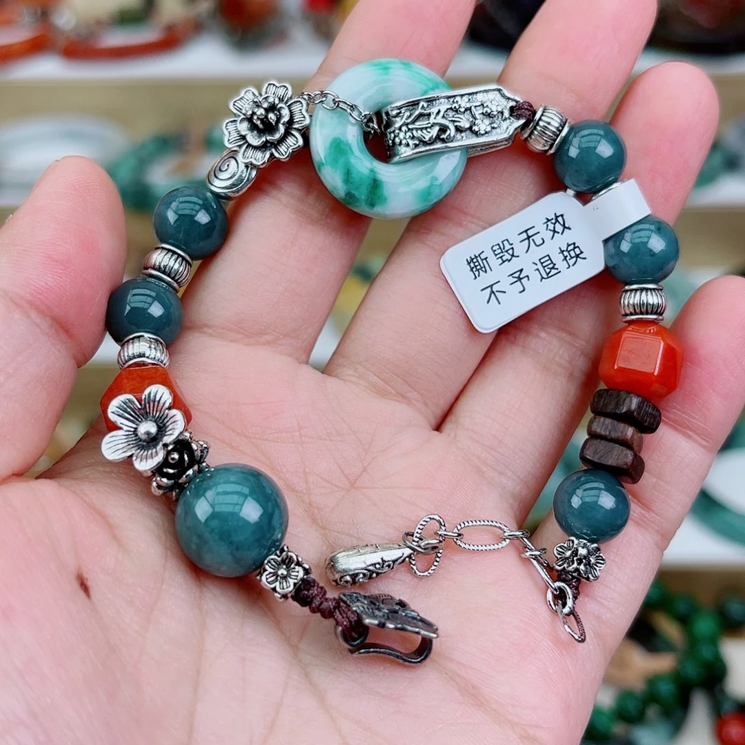 未镶嵌手链翡翠手链