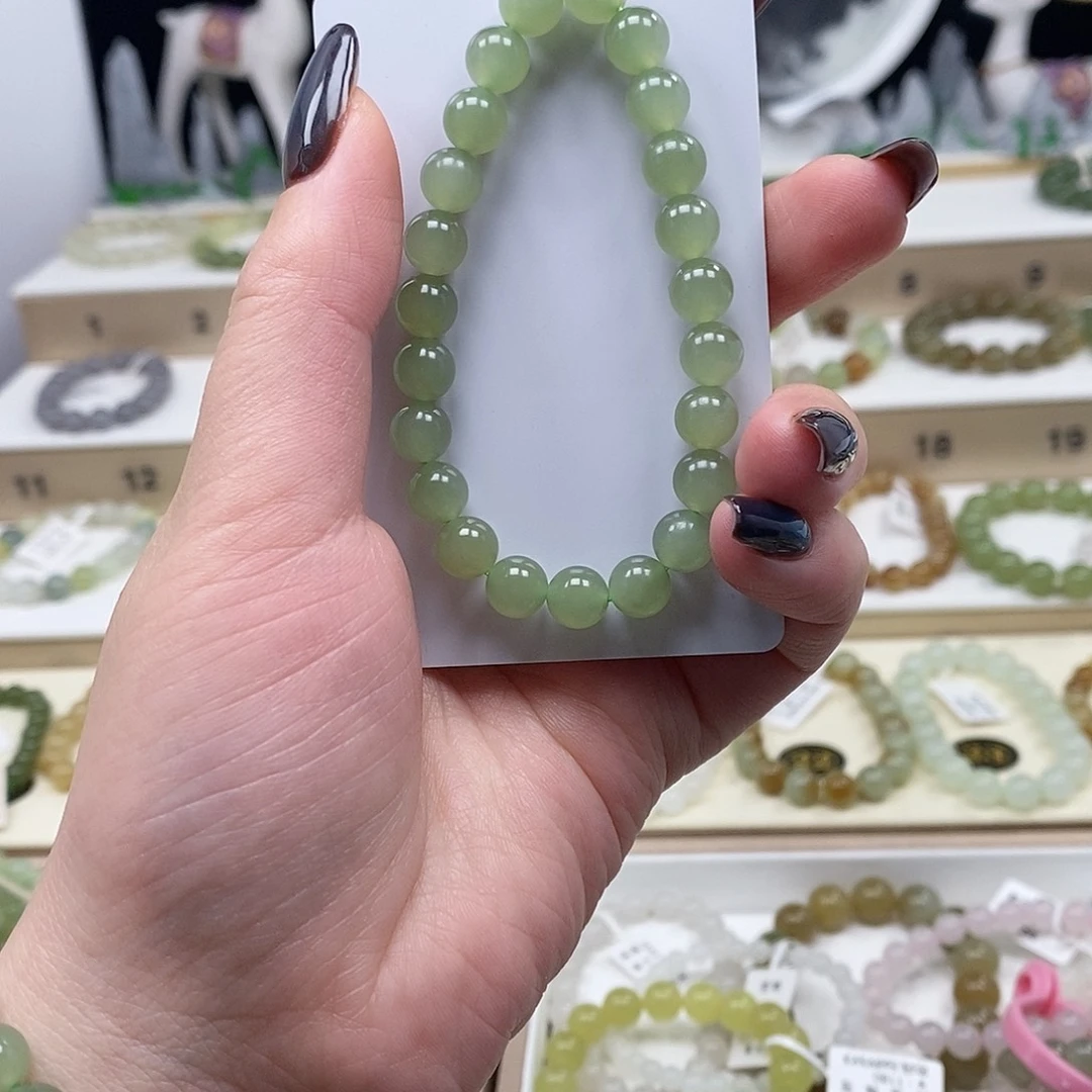 未镶嵌手串和田玉熹*吖