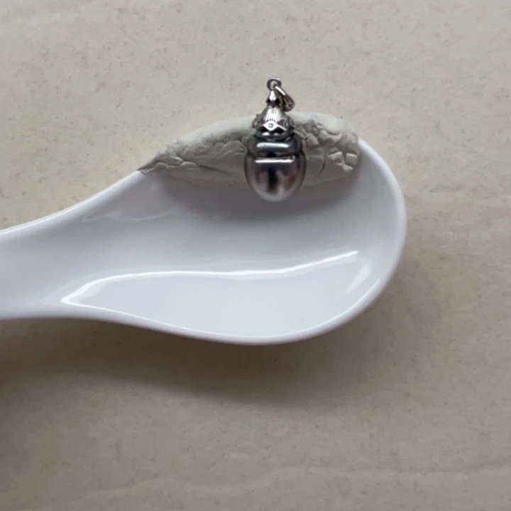 颈饰海水珍珠未镶嵌大溪地黑珍珠吊坠11+