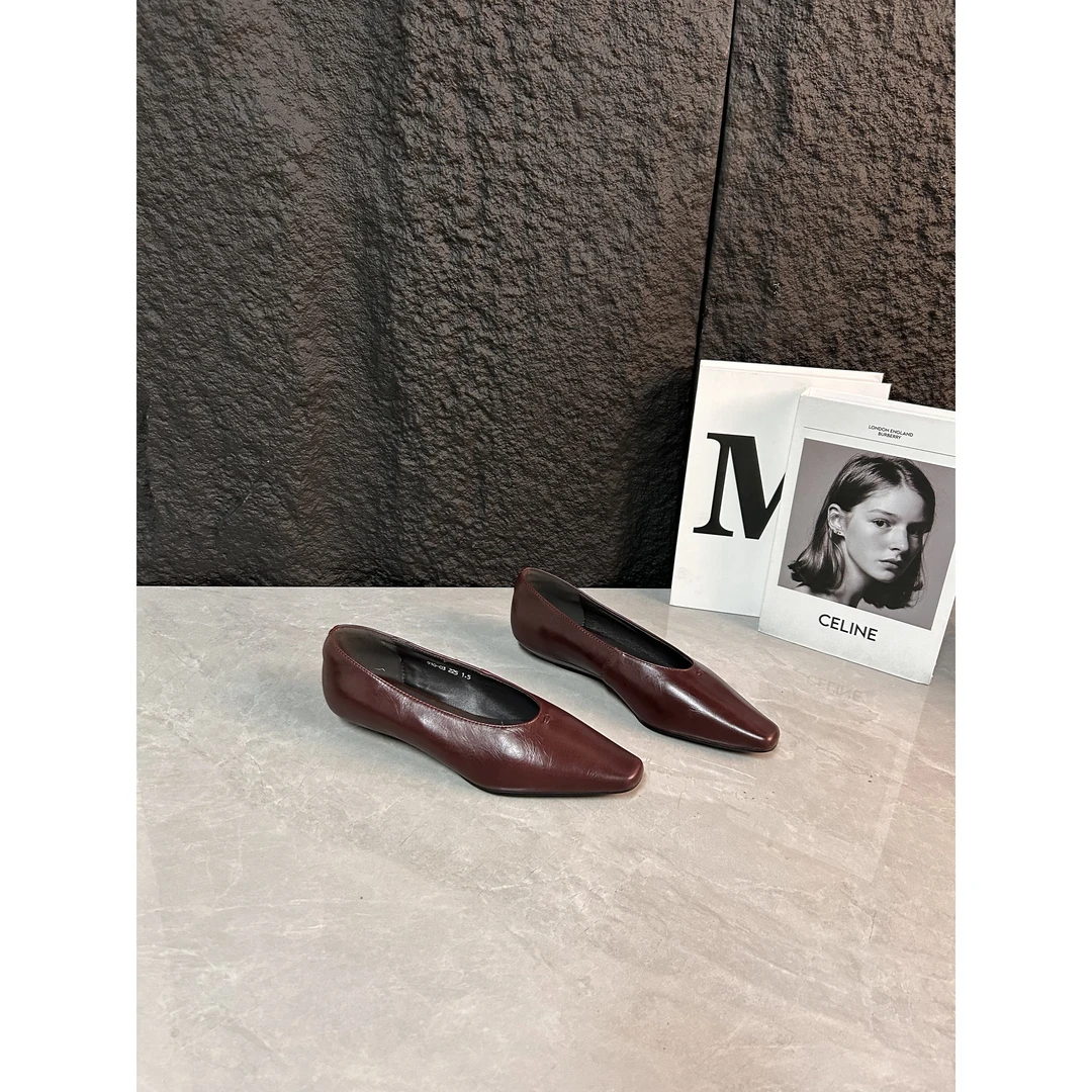 李大龙~牛皮1.5公分时尚百搭浅口玛丽珍单鞋平底9103