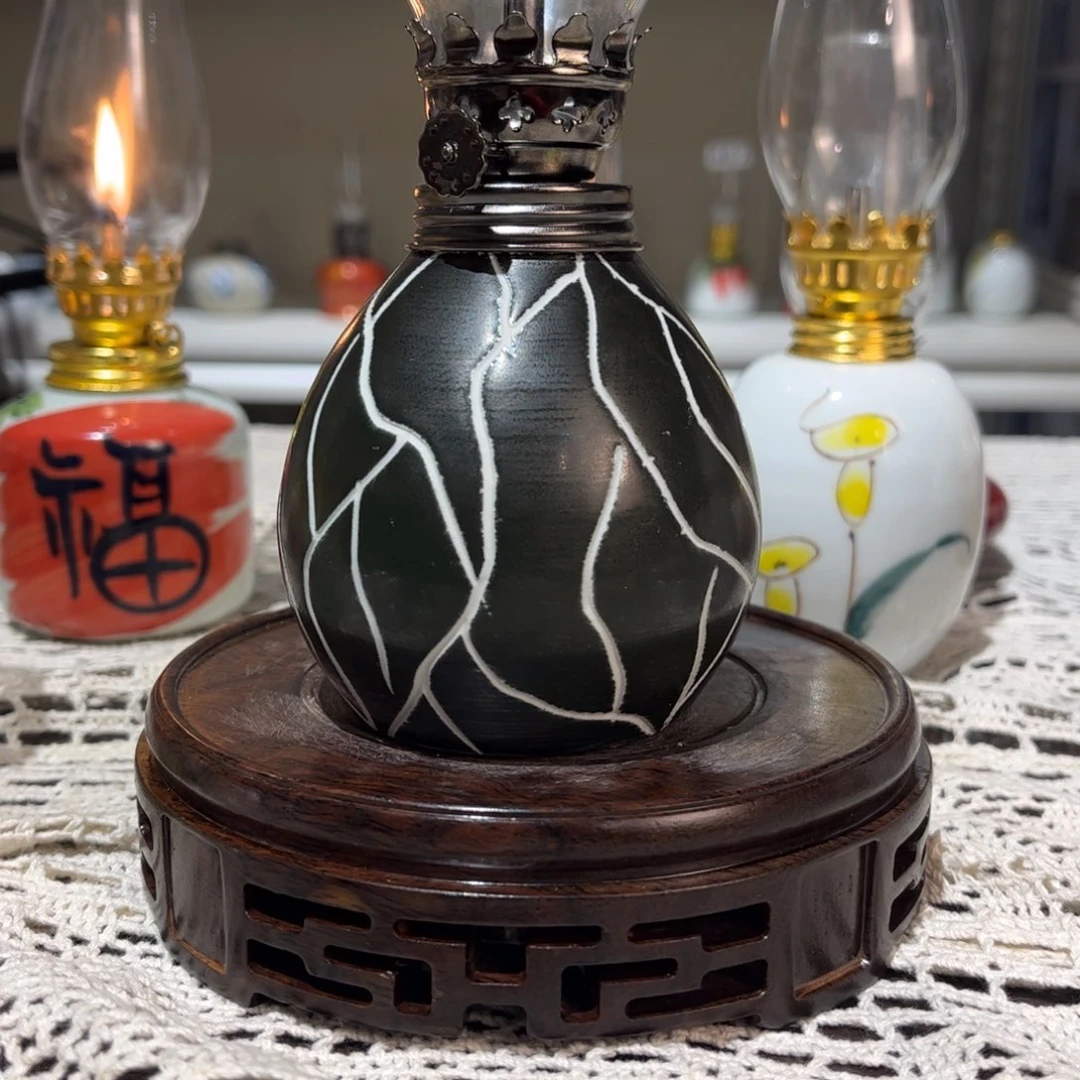 摆件景德镇陶瓷手工香薰灯