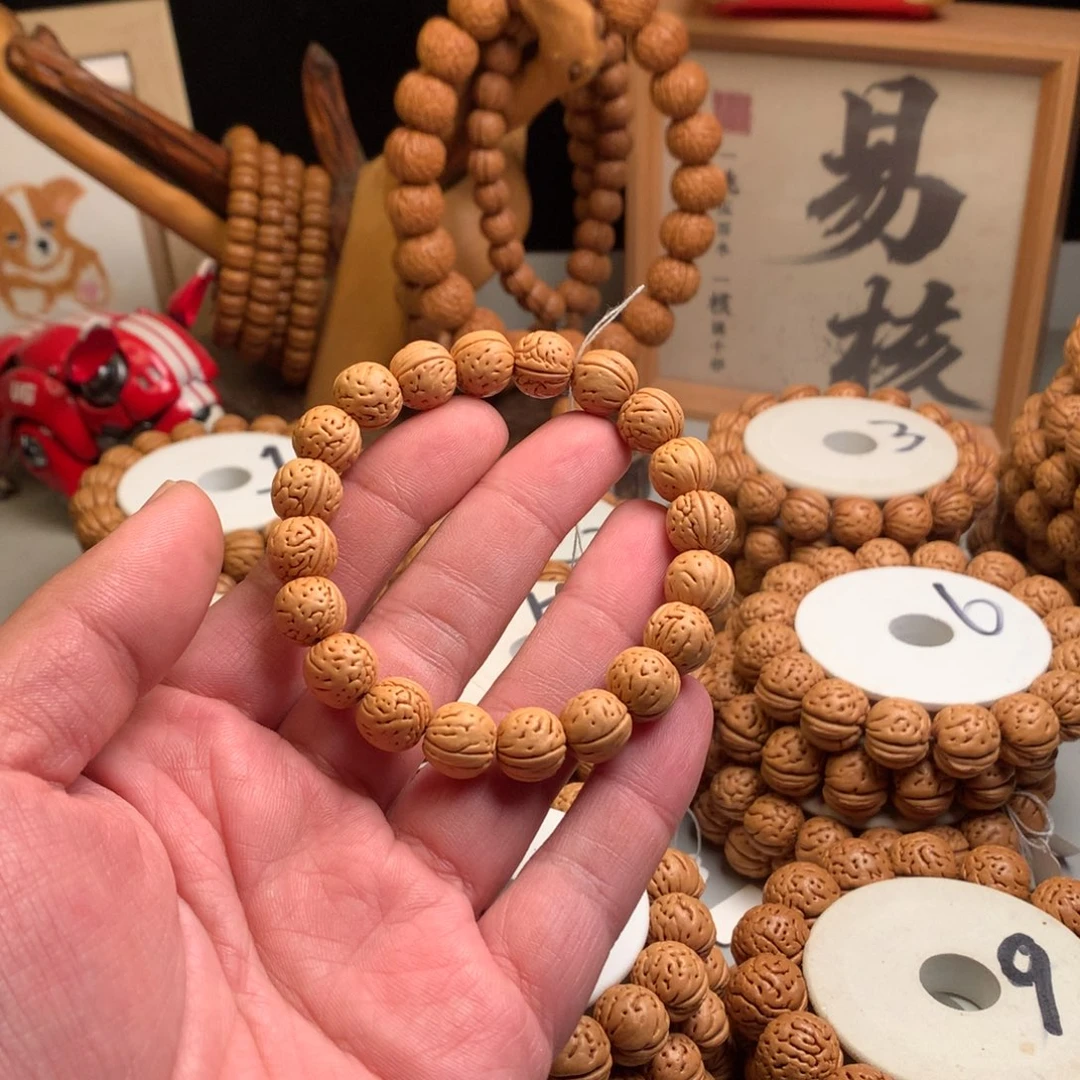 桃核手串【小金芽】1.2小桃核手串