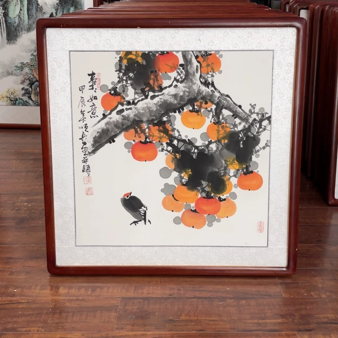 国画带框尺寸63*63厘米