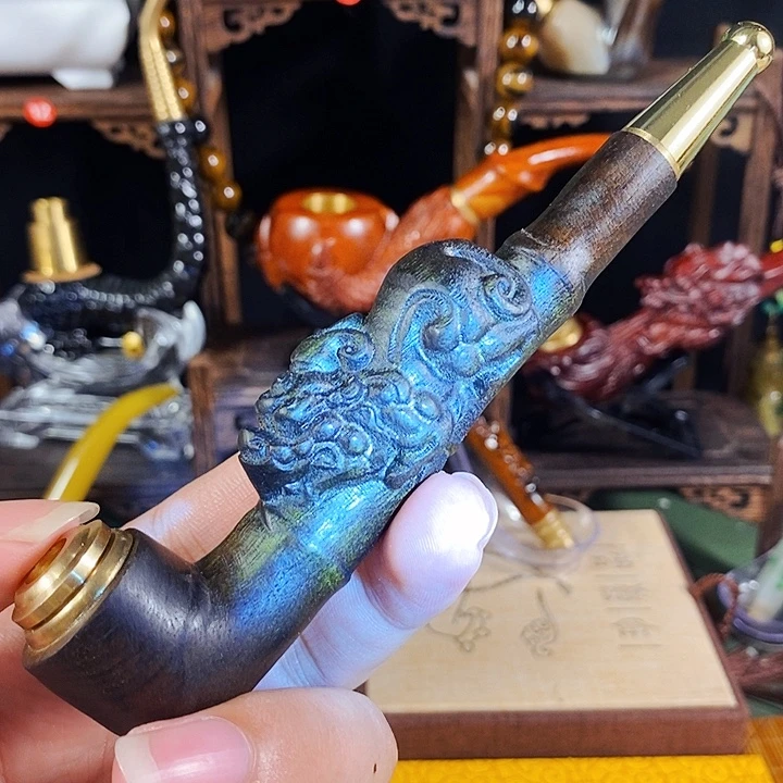 高端定制金丝楠烟嘴