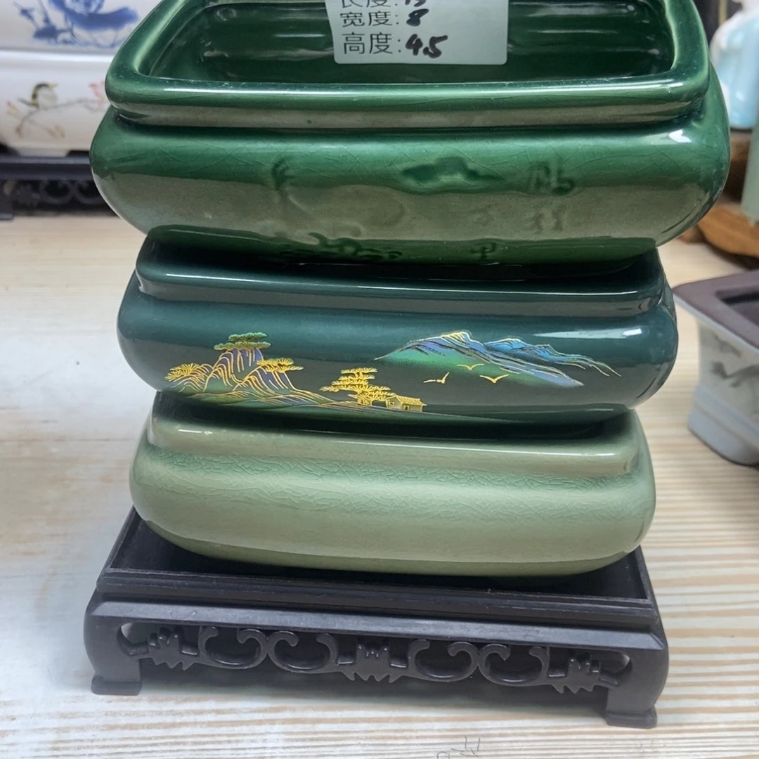 瓷片陶瓷花盆陶瓷艺术