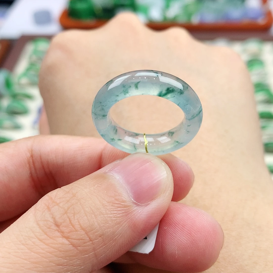 翡翠戒指未镶嵌11-12号