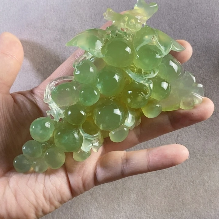 未镶嵌岫玉手把件