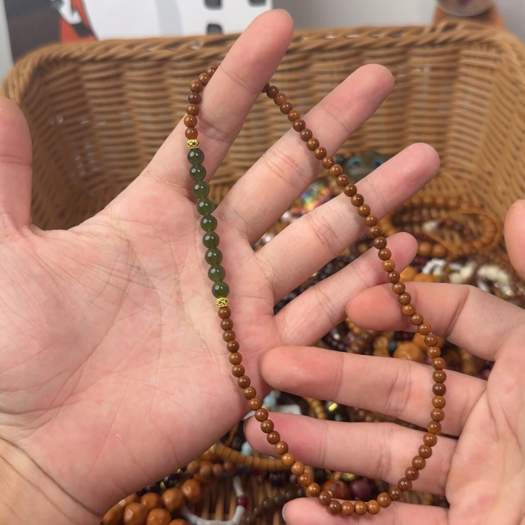 和田玉（糖玉）手链未镶嵌