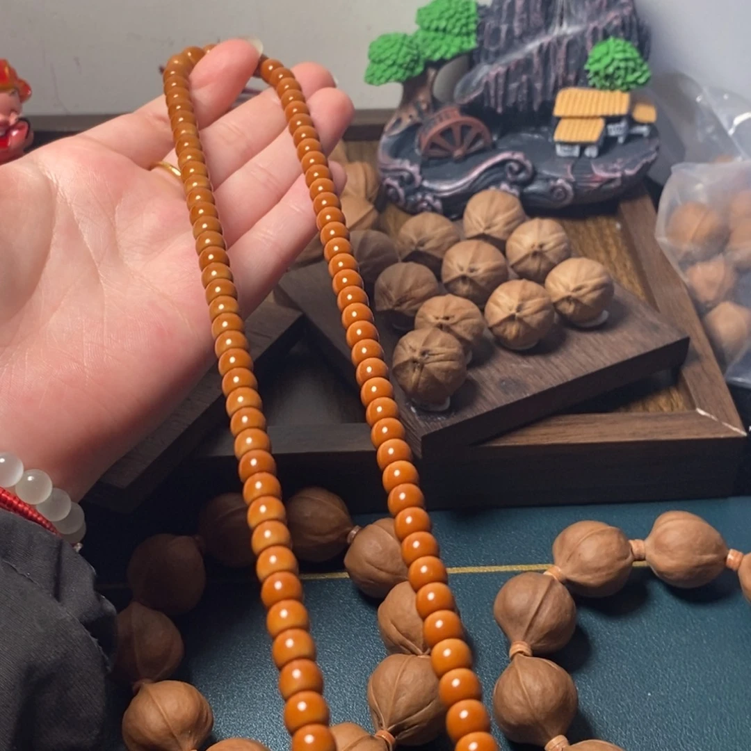 橄榄核手串/手链7.1德庆核尖11颗