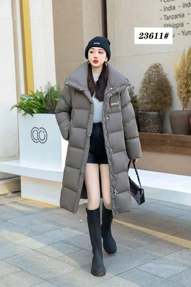 中长款泡芙服韩版高端时尚宽松面包服外套高级感#611