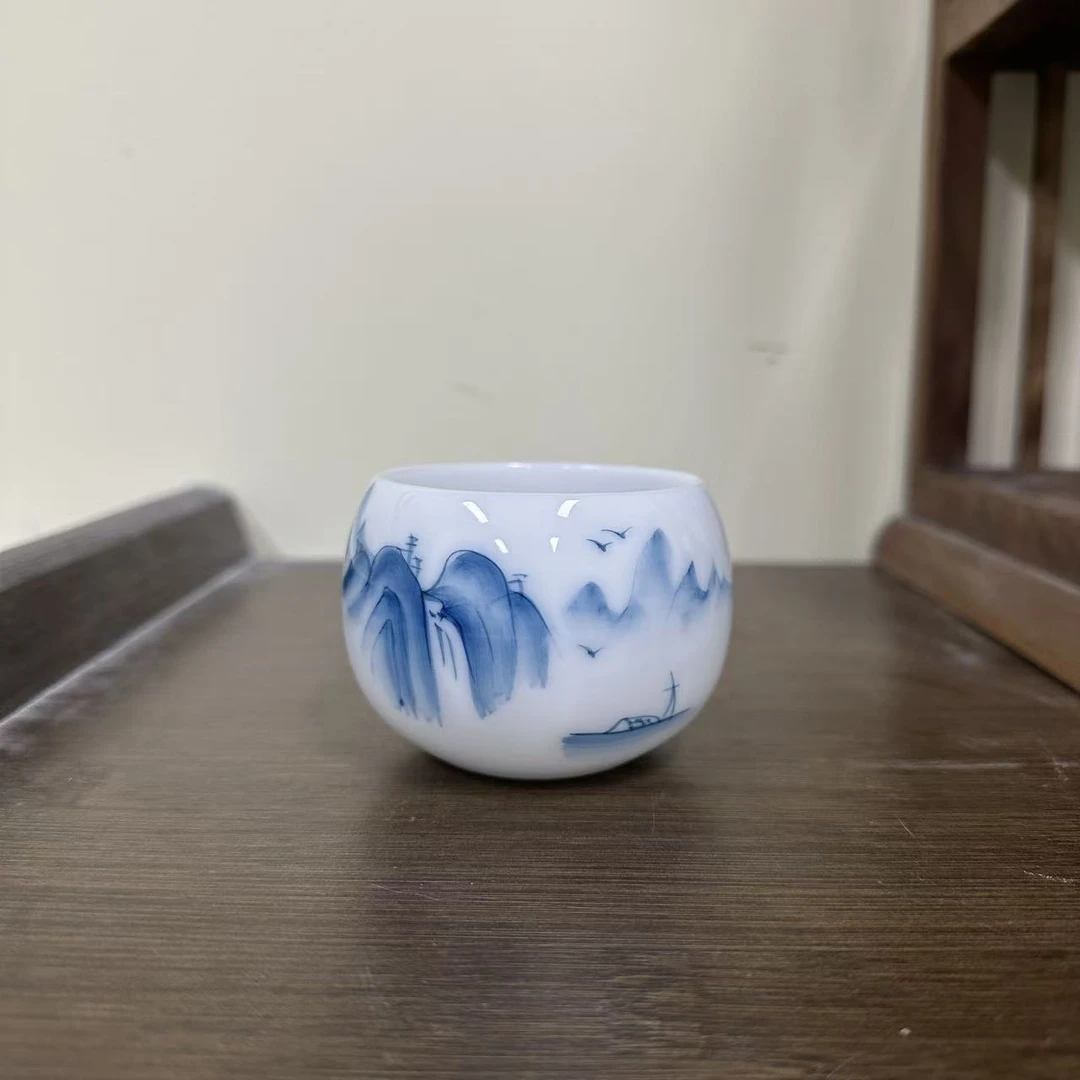 景德镇釉上彩精美小杯
