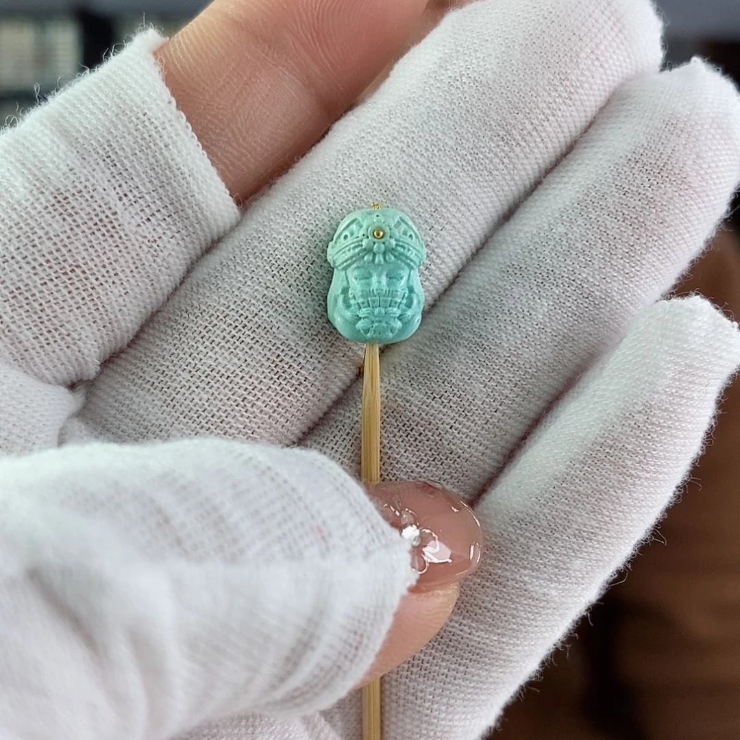 绿松石珠宝奇石未镶嵌