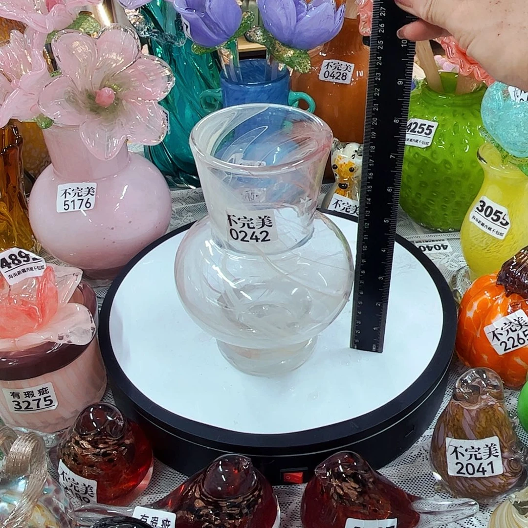 0242高19 家悦琉璃工艺品不完美