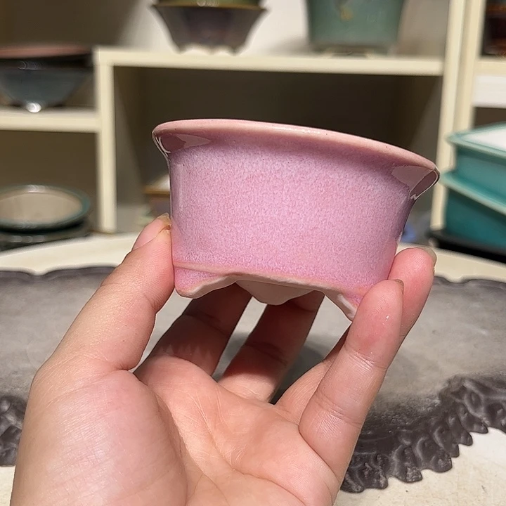 紫砂花盆瑕疵4.5-8