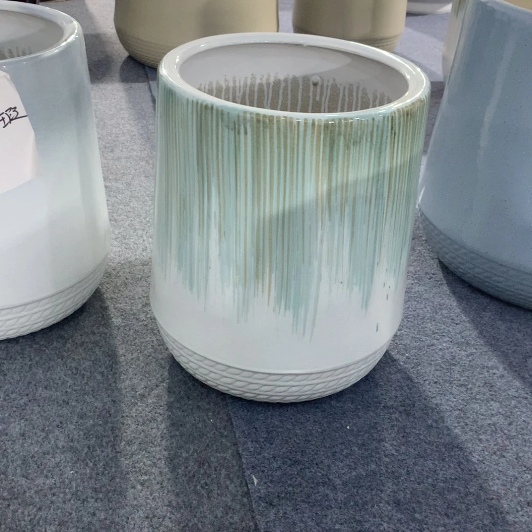 高温陶瓷花盆微瑕