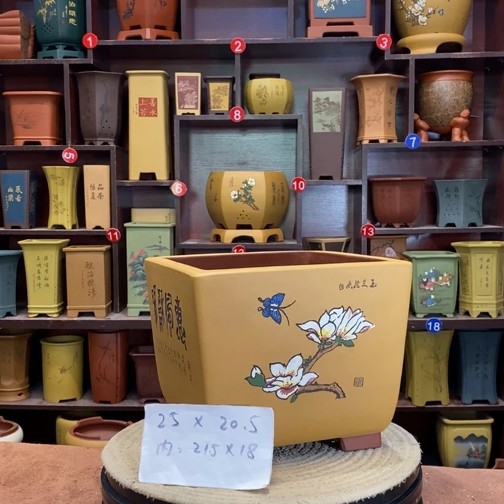 紫砂花盆紫砂花盆