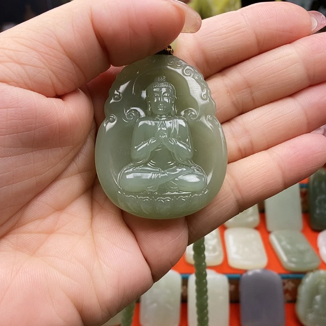 颈饰未镶嵌和田玉企****方