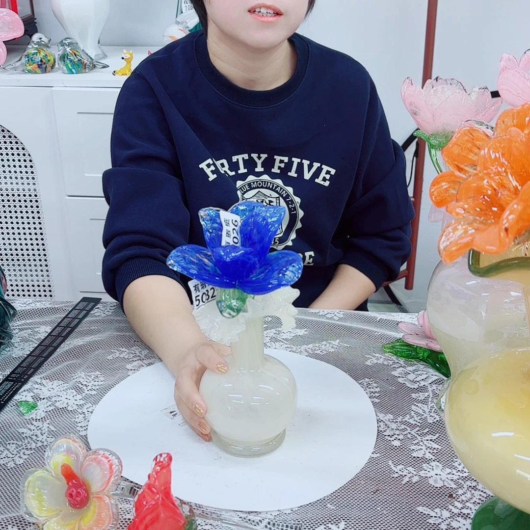 瑕疵不退不换琉璃花瓶花器艺术品