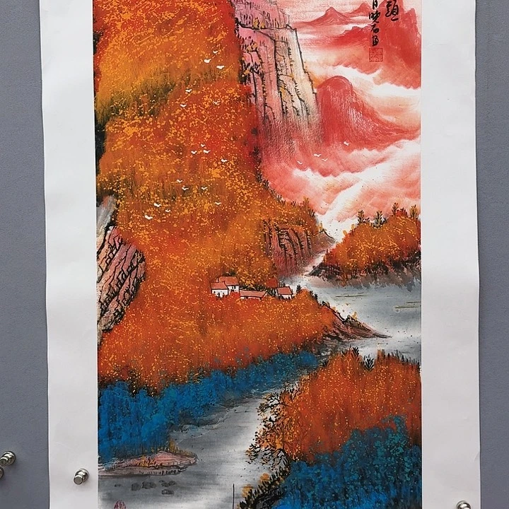 国画书法作品多次参加