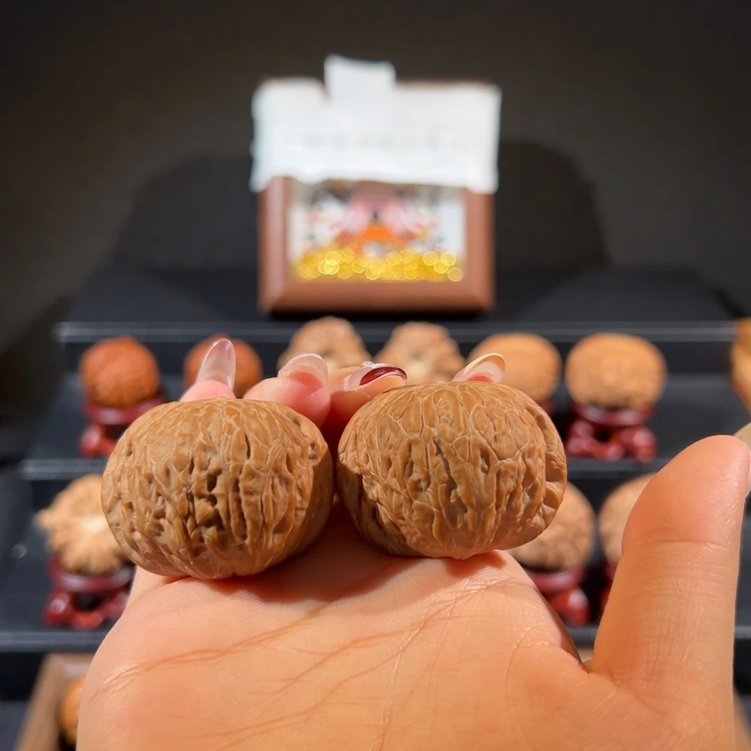 把件文玩核桃矮桩铁锤39+