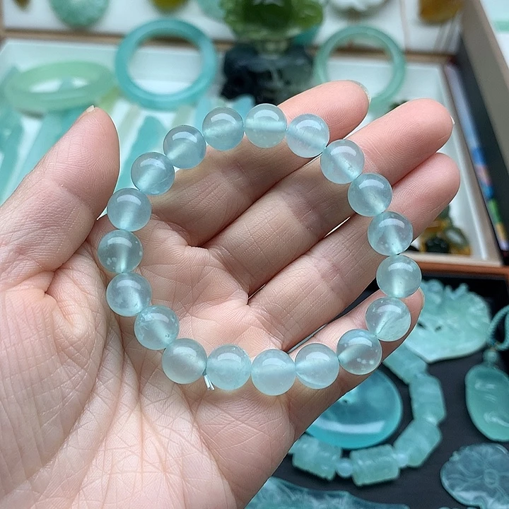 岫玉未镶嵌手链手串