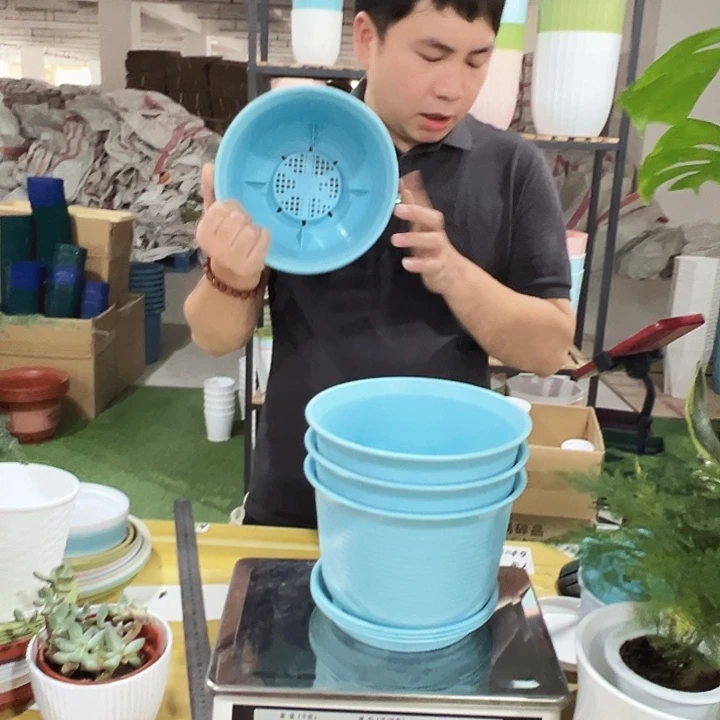 碳烧口21高16蓝色4个带托