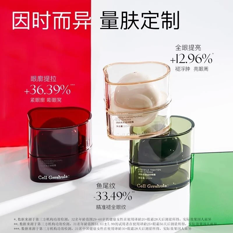 译龄抗皱淡纹紧致胶原保湿分龄眼霜20ml